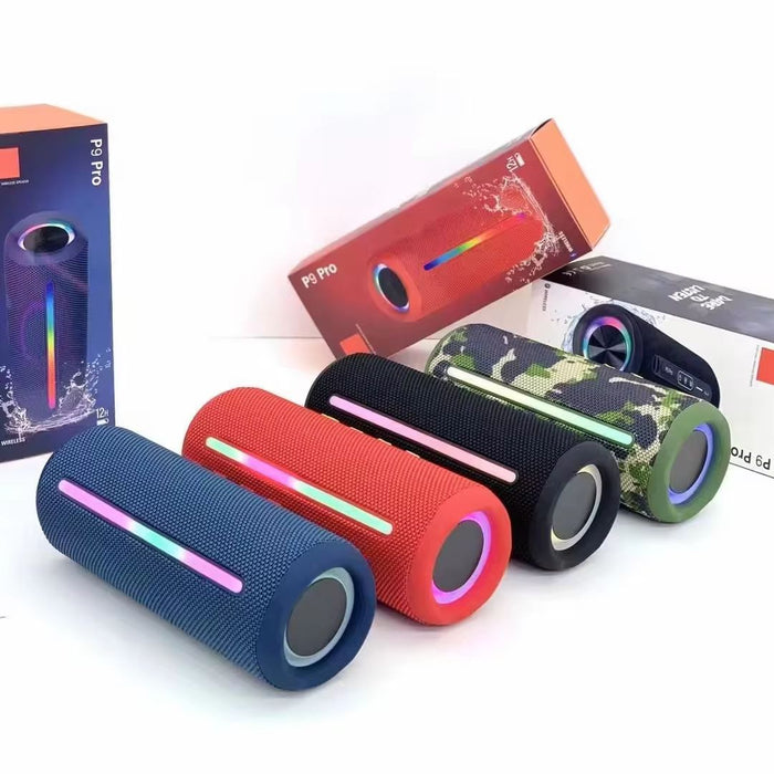 P9 Pro Powerful Mini USB Speaker with High-Quality 20W Wireless Stereo Sound for Outdoor Use