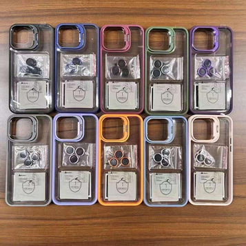 IPHONE 11/11 PRO /11 PRO MAX BEST U1 STAND CASE CAMARA PROTECTION FULL METAL FRAME + HARD SCREEN PROTECTOR FREE