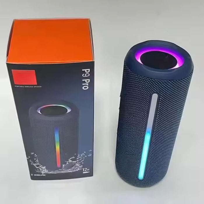 P9 Pro Powerful Mini USB Speaker with High-Quality 20W Wireless Stereo Sound for Outdoor Use