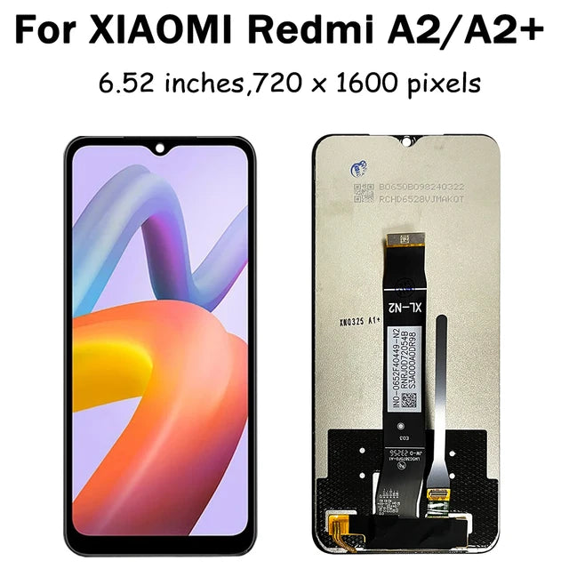 Pantalla Lcd de 6,52 pulgadas para Xiaomi Redmi A2 A2 +, montaje de digitalizador con pantalla táctil con Marco