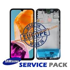 Pantalla para Samsung Galaxy M15 5G con marco SERVICE PACK