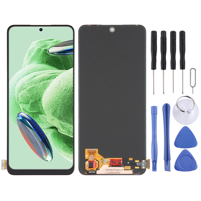 Xiaomi Redmi Note 12 4G  Pantalla táctil de 6,67 pulgadas para móvil, montaje de digitalizador con marco