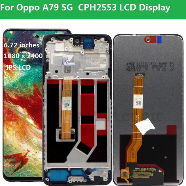 OPPO A79  5G  Pantalla LCD Conjunto Completo Pantalla Táctil Herramienta