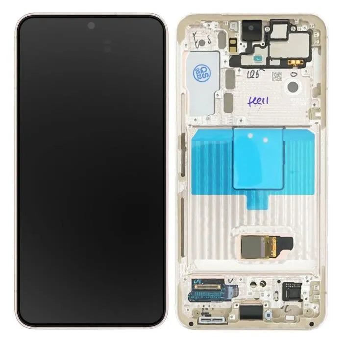 Samsung Galaxy S22 SM-S901  Pantalla LCD +Táctil Con Marco Negro Original