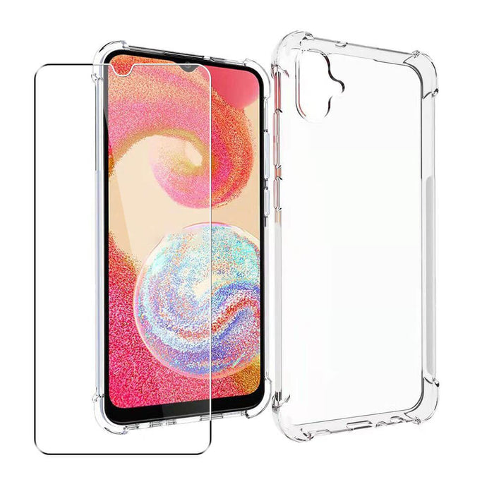 Premium Quality Clear Case No Yellowing Back With Smart Shockproof Cushions + HARD SCREEN  PROTECTOR FREE