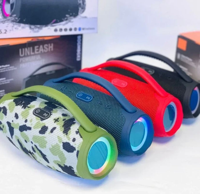 Portable Waterproof Bluetooth Subwoofer Speaker with Deep Bass for Outdoor Music